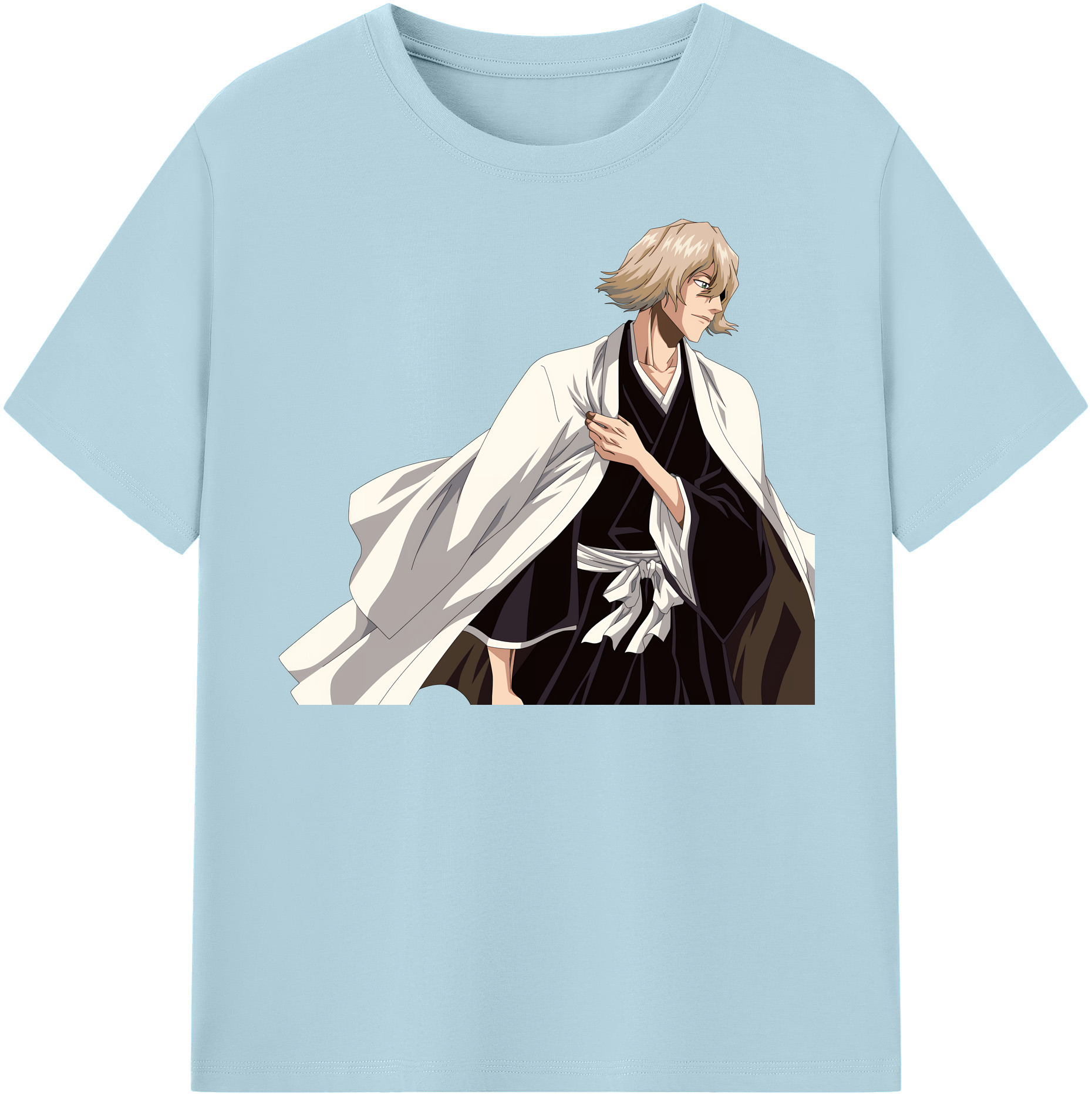 （画像用） "ブリーチ 浦原 喜助（うらはら きすけ） BLEACH Urahara Kisuke " 綿100％半袖Tシャツ（フロントプリント）